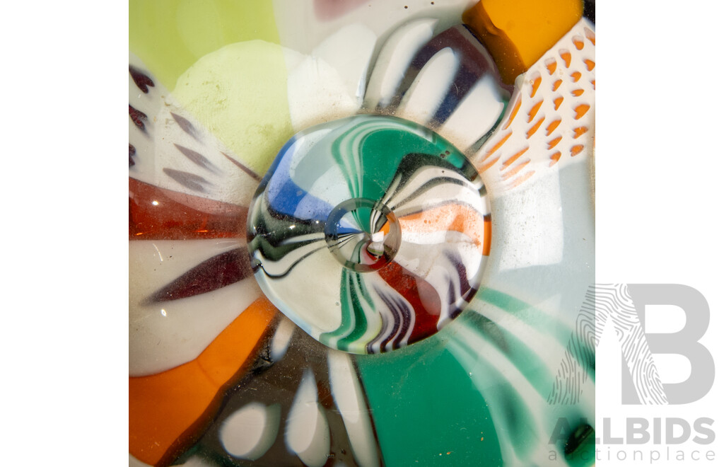 Modern Teapot Form Art Glass Sculpture