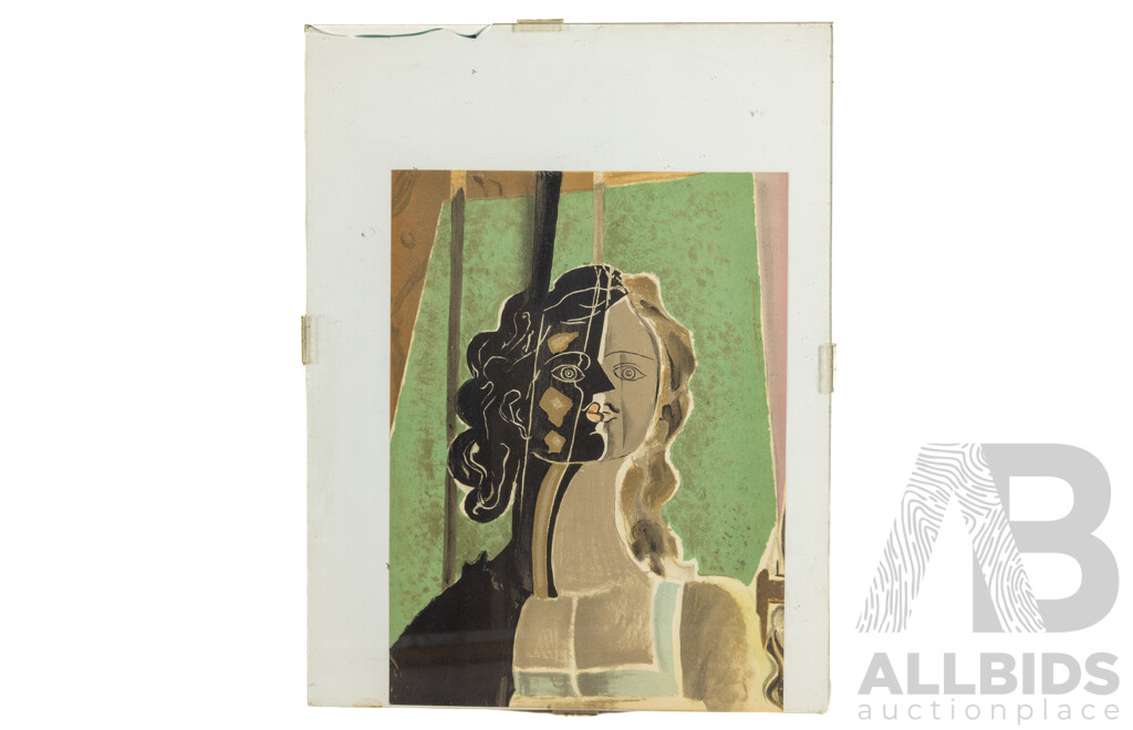 Georges Braque, (19/20th Centuries, French, 1882-1963), Figure (Fragment) (1939), Colour Lithograph, 35 x 26 cm (image)