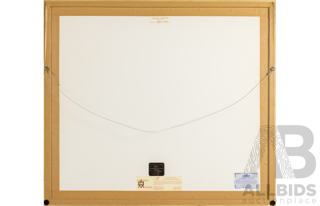 Georges Braque (19/20th Centuries, French, 1882-1963), Le Char III (The Chariot III) (1955), Original Colour Lithograph with Embossing & Hand Varnished by Artist,  64 x 72 cm (frame)