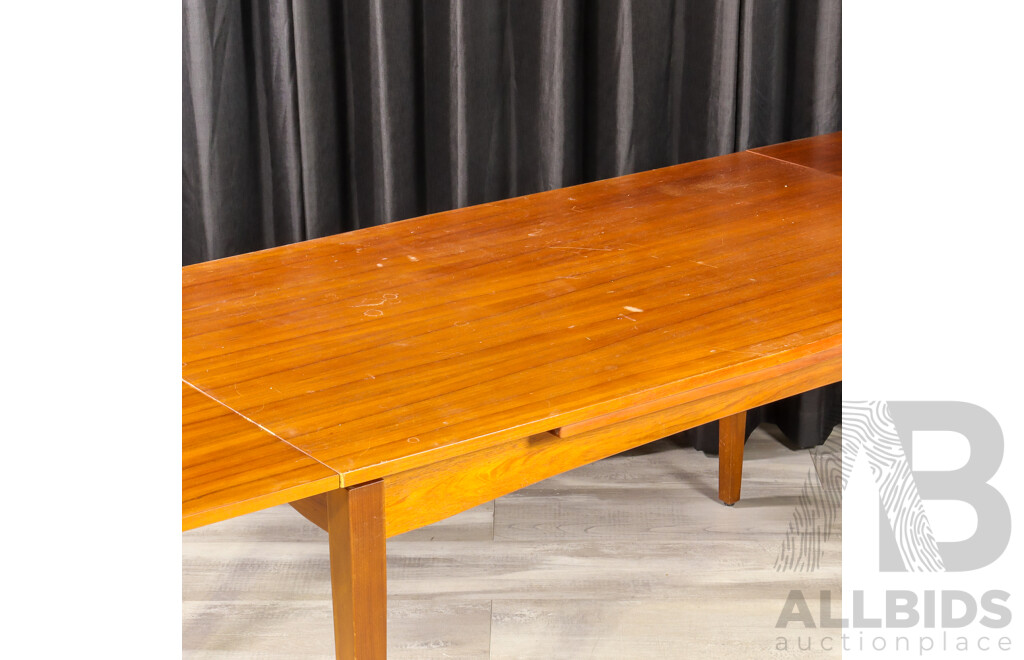 Teak Six Piece Dining Suite with Extension Table and Five Chairs