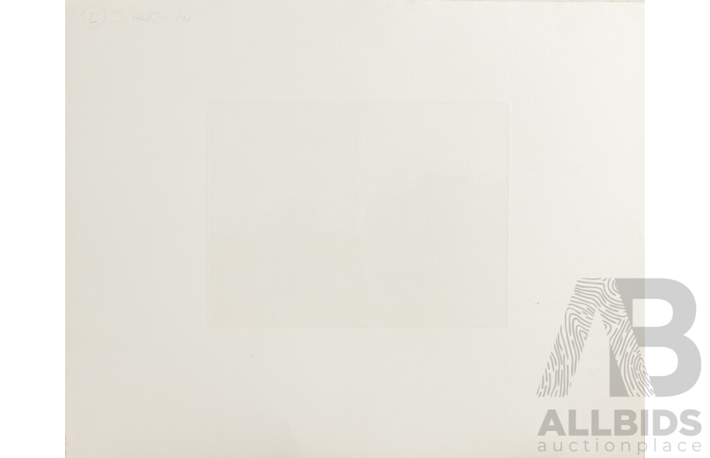 Franz Politzer, (20th Century, Austrian, 1950-),Grüne Felsengebirge [Green Rocky Mountains], Original Editioned & Signed Colour Etching, 45 x 57 cm (sheet)