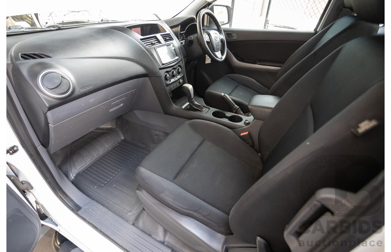 12/2016 Mazda BT-50 XT Hi-Rider (4x2) MY16 Cab Chasis Cool White Turbo Diesel 2.2L