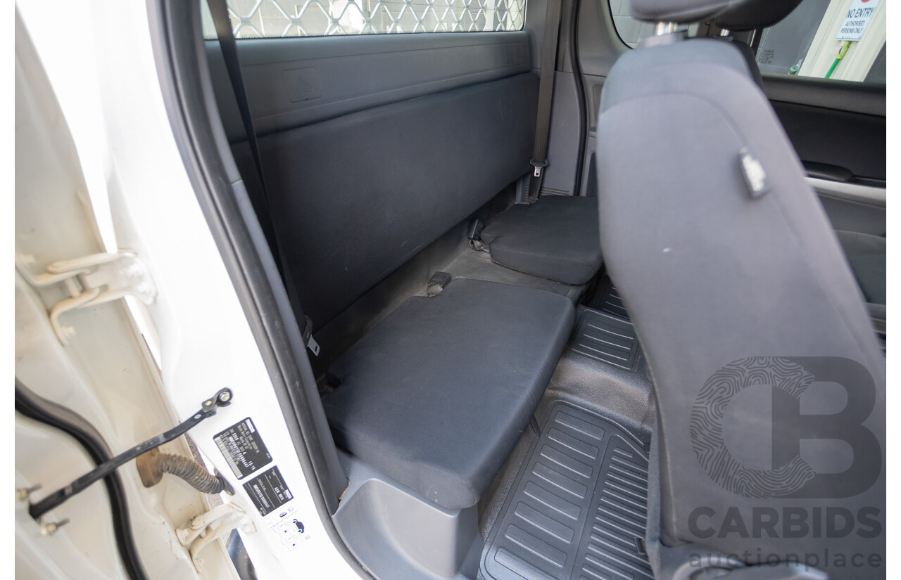 12/2016 Mazda BT-50 XT Hi-Rider (4x2) MY16 Cab Chasis Cool White Turbo Diesel 2.2L