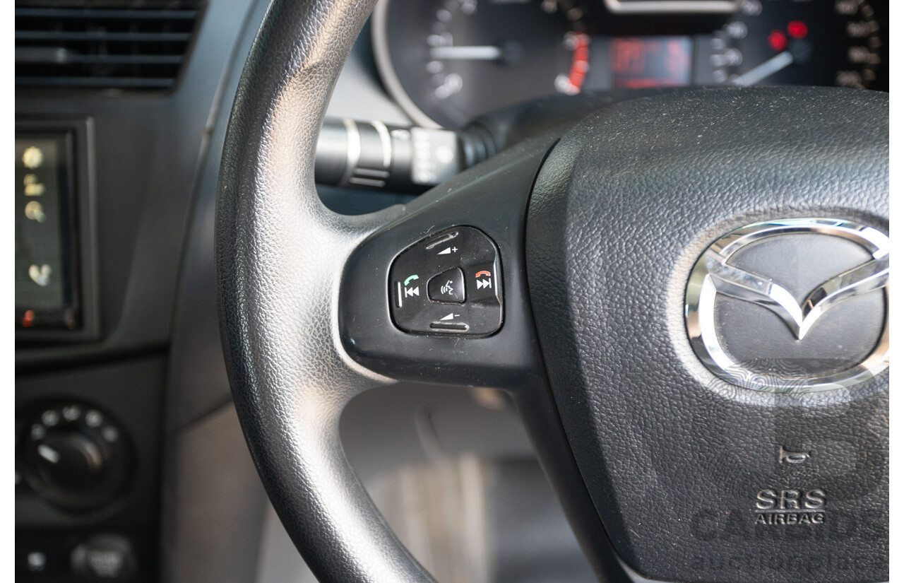 12/2016 Mazda BT-50 XT Hi-Rider (4x2) MY16 Cab Chasis Cool White Turbo Diesel 2.2L