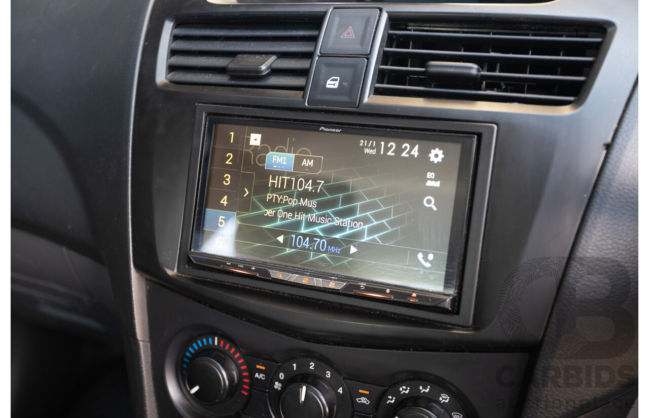 12/2016 Mazda BT-50 XT Hi-Rider (4x2) MY16 Cab Chasis Cool White Turbo Diesel 2.2L