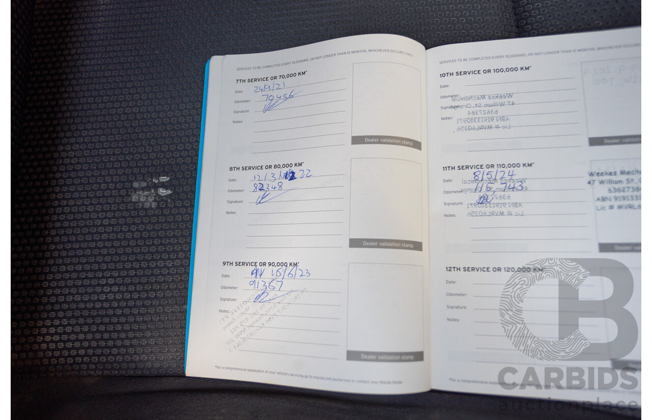 12/2016 Mazda BT-50 XT Hi-Rider (4x2) MY16 Cab Chasis Cool White Turbo Diesel 2.2L