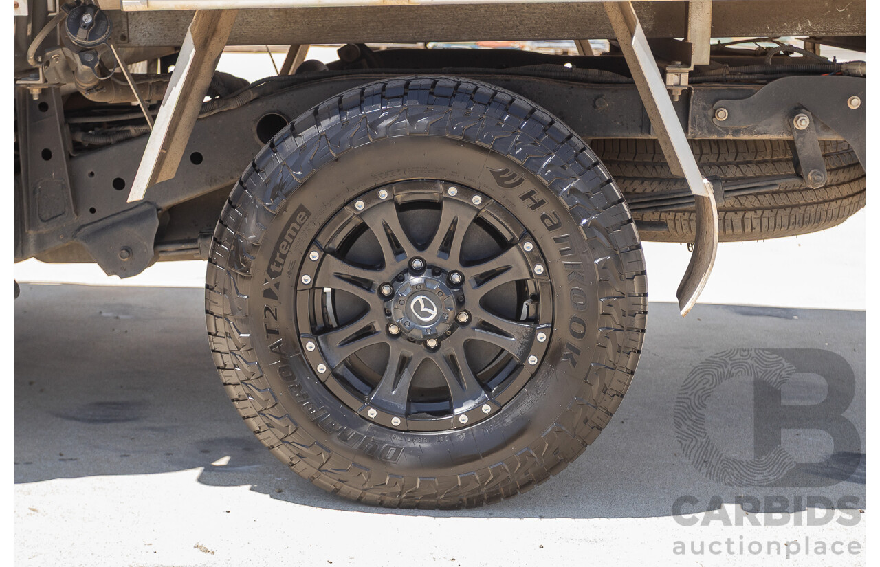 12/2016 Mazda BT-50 XT Hi-Rider (4x2) MY16 Cab Chasis Cool White Turbo Diesel 2.2L