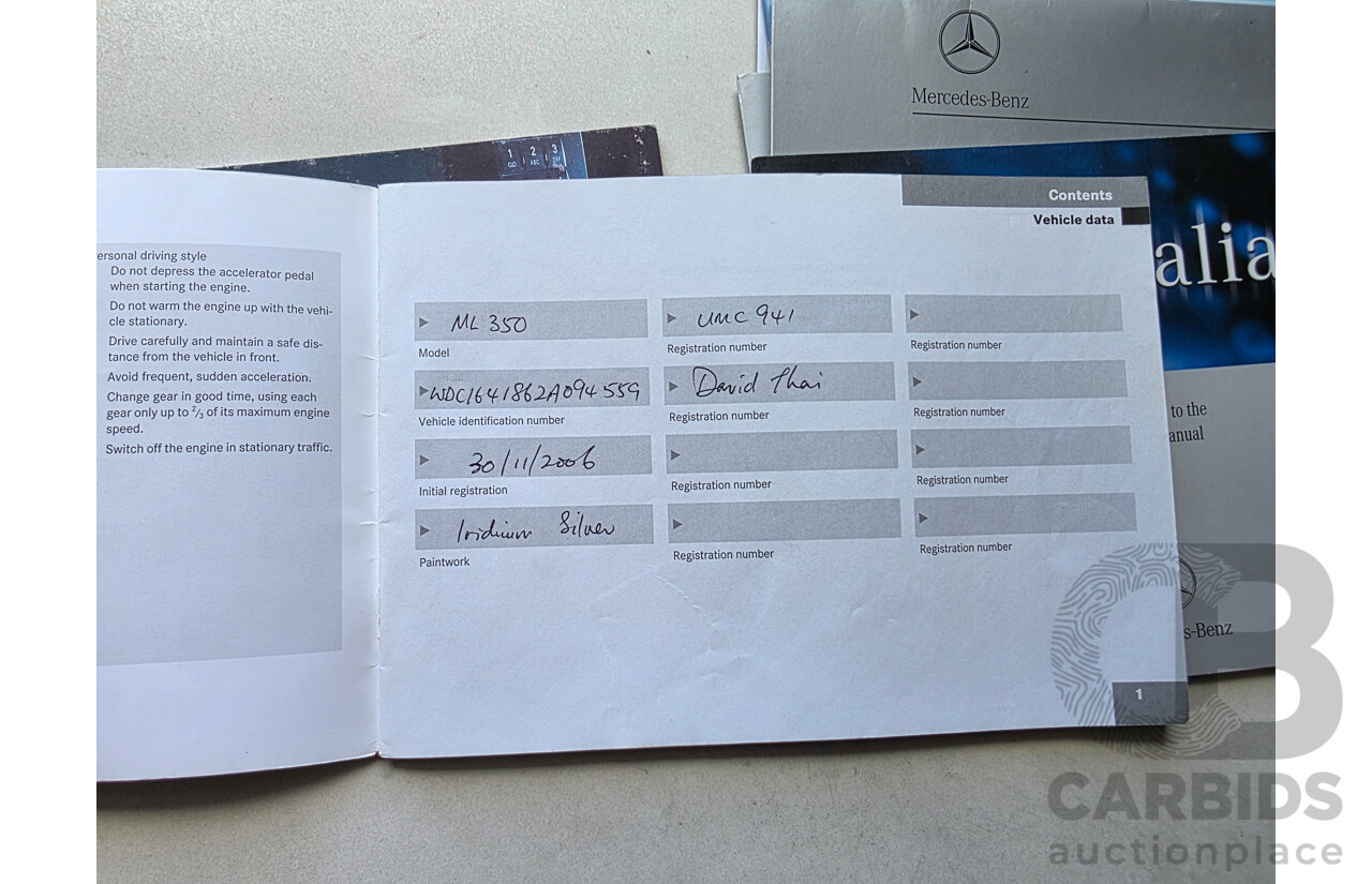 4/2006 Mercedes-Benz ML 350 (AWD) W164 4d Wagon Silver 3.5L