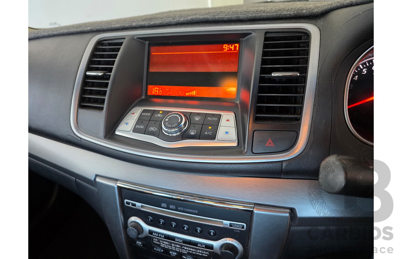 11/2009 Nissan Maxima 350 ST-S J32 4d Sedan White 3.5L