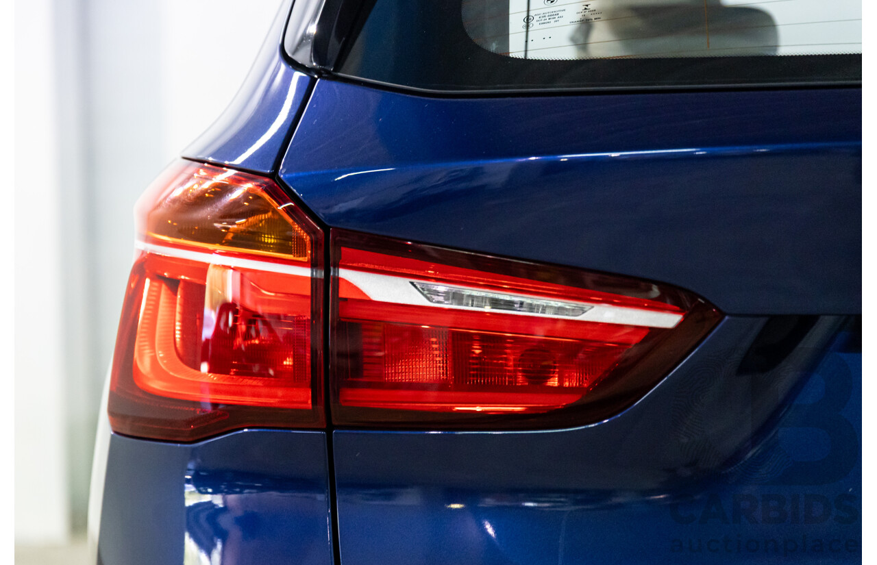 01/2016 BMW X1 sDrive20i xLine (FWD) F48 4d Wagon Meditteranean Blue Metallic Turbo 2.0L