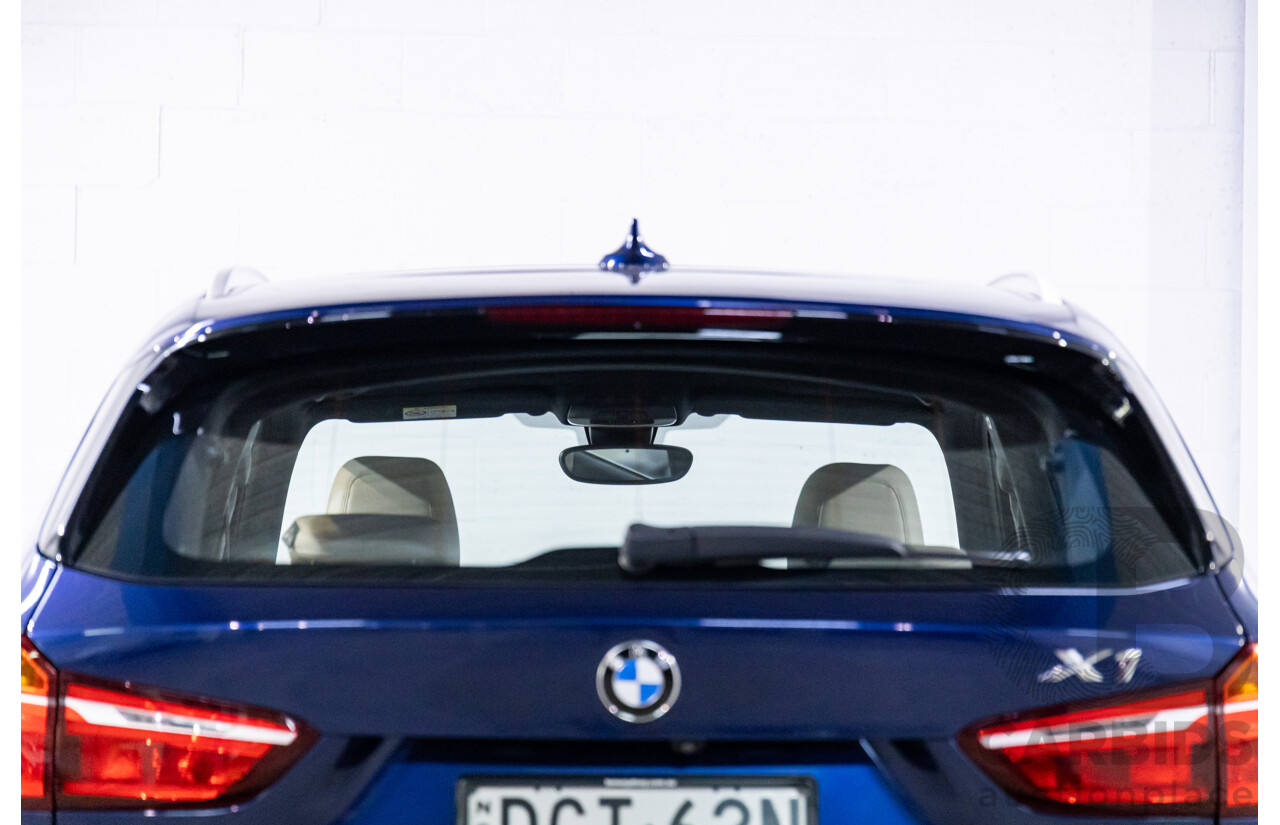 01/2016 BMW X1 sDrive20i xLine (FWD) F48 4d Wagon Meditteranean Blue Metallic Turbo 2.0L