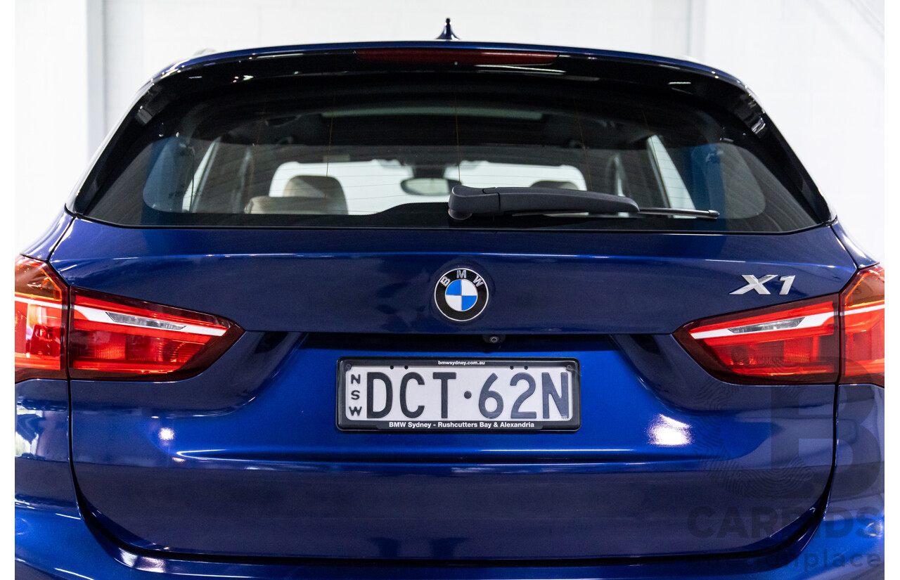 01/2016 BMW X1 sDrive20i xLine (FWD) F48 4d Wagon Meditteranean Blue Metallic Turbo 2.0L