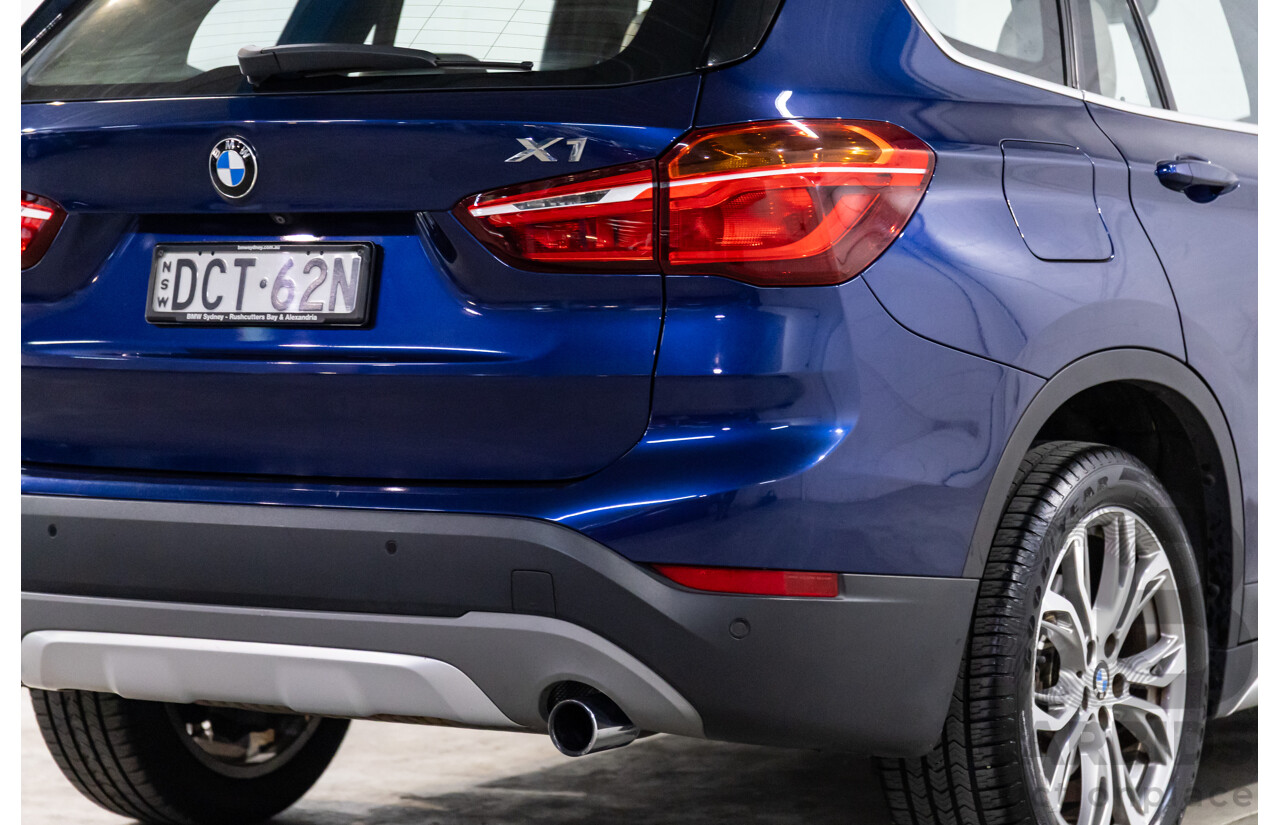 01/2016 BMW X1 sDrive20i xLine (FWD) F48 4d Wagon Meditteranean Blue Metallic Turbo 2.0L