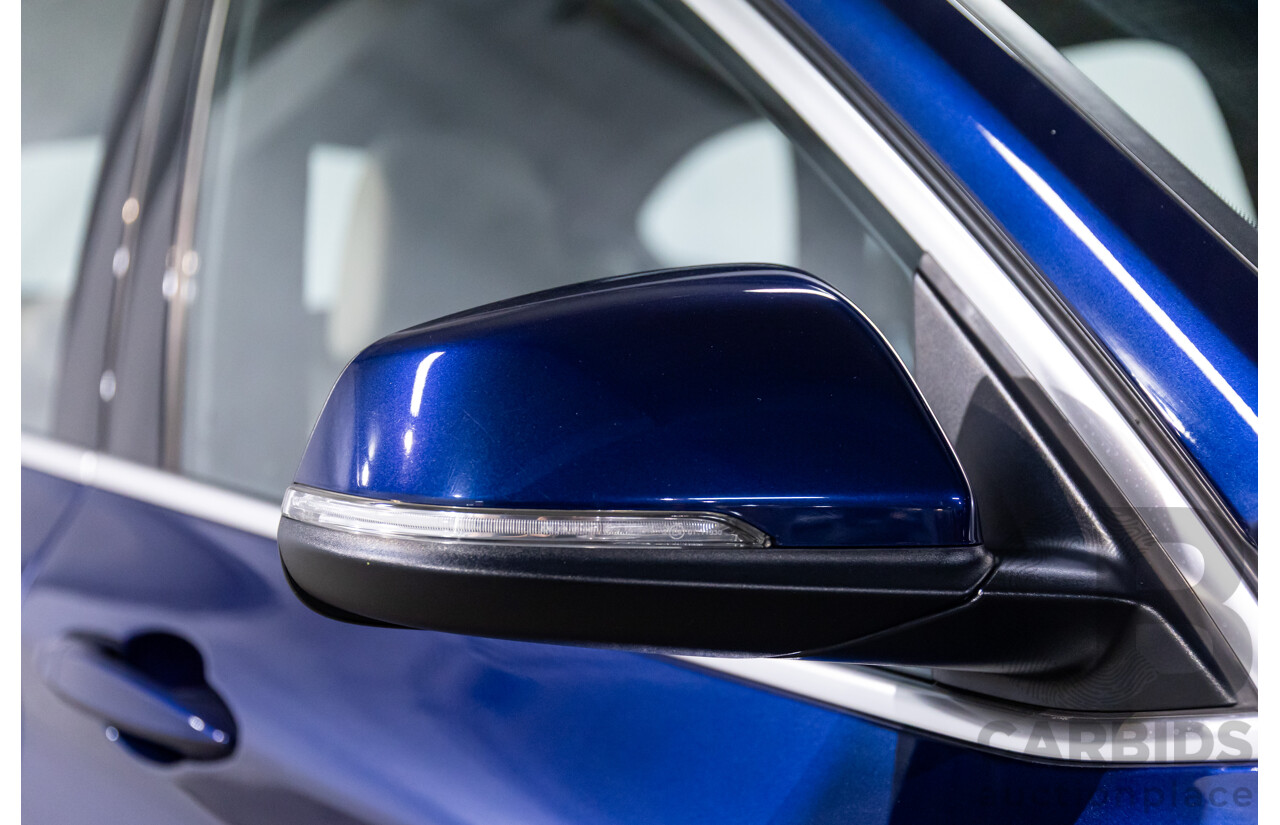 01/2016 BMW X1 sDrive20i xLine (FWD) F48 4d Wagon Meditteranean Blue Metallic Turbo 2.0L