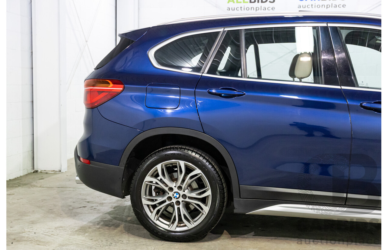 01/2016 BMW X1 sDrive20i xLine (FWD) F48 4d Wagon Meditteranean Blue Metallic Turbo 2.0L