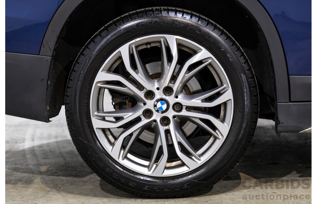 01/2016 BMW X1 sDrive20i xLine (FWD) F48 4d Wagon Meditteranean Blue Metallic Turbo 2.0L