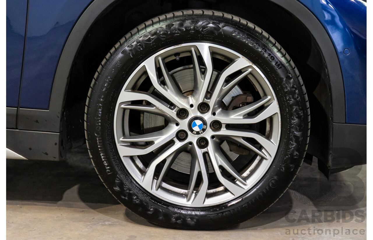 01/2016 BMW X1 sDrive20i xLine (FWD) F48 4d Wagon Meditteranean Blue Metallic Turbo 2.0L