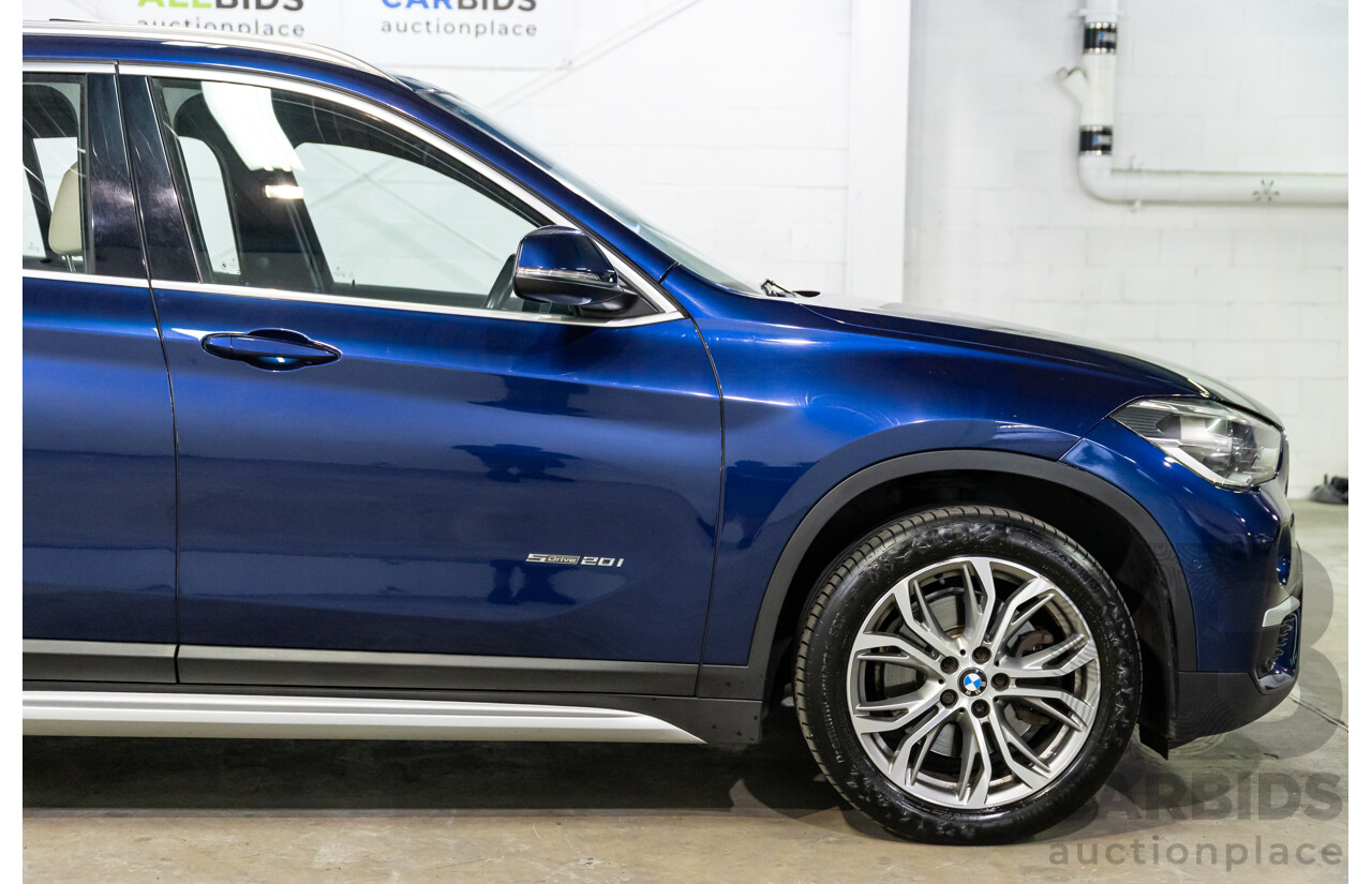 01/2016 BMW X1 sDrive20i xLine (FWD) F48 4d Wagon Meditteranean Blue Metallic Turbo 2.0L
