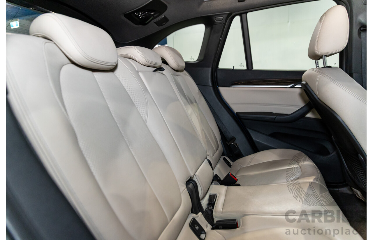 01/2016 BMW X1 sDrive20i xLine (FWD) F48 4d Wagon Meditteranean Blue Metallic Turbo 2.0L