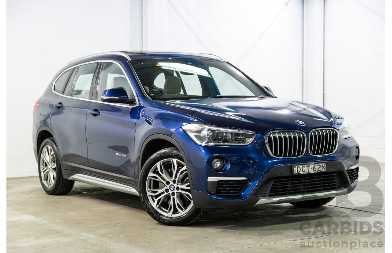 01/2016 BMW X1 sDrive20i xLine (FWD) F48 4d Wagon Meditteranean Blue Metallic Turbo 2.0L