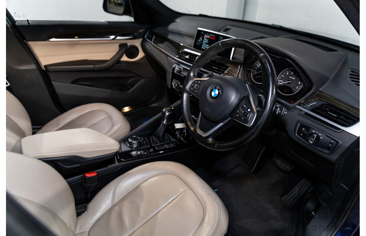 01/2016 BMW X1 sDrive20i xLine (FWD) F48 4d Wagon Meditteranean Blue Metallic Turbo 2.0L