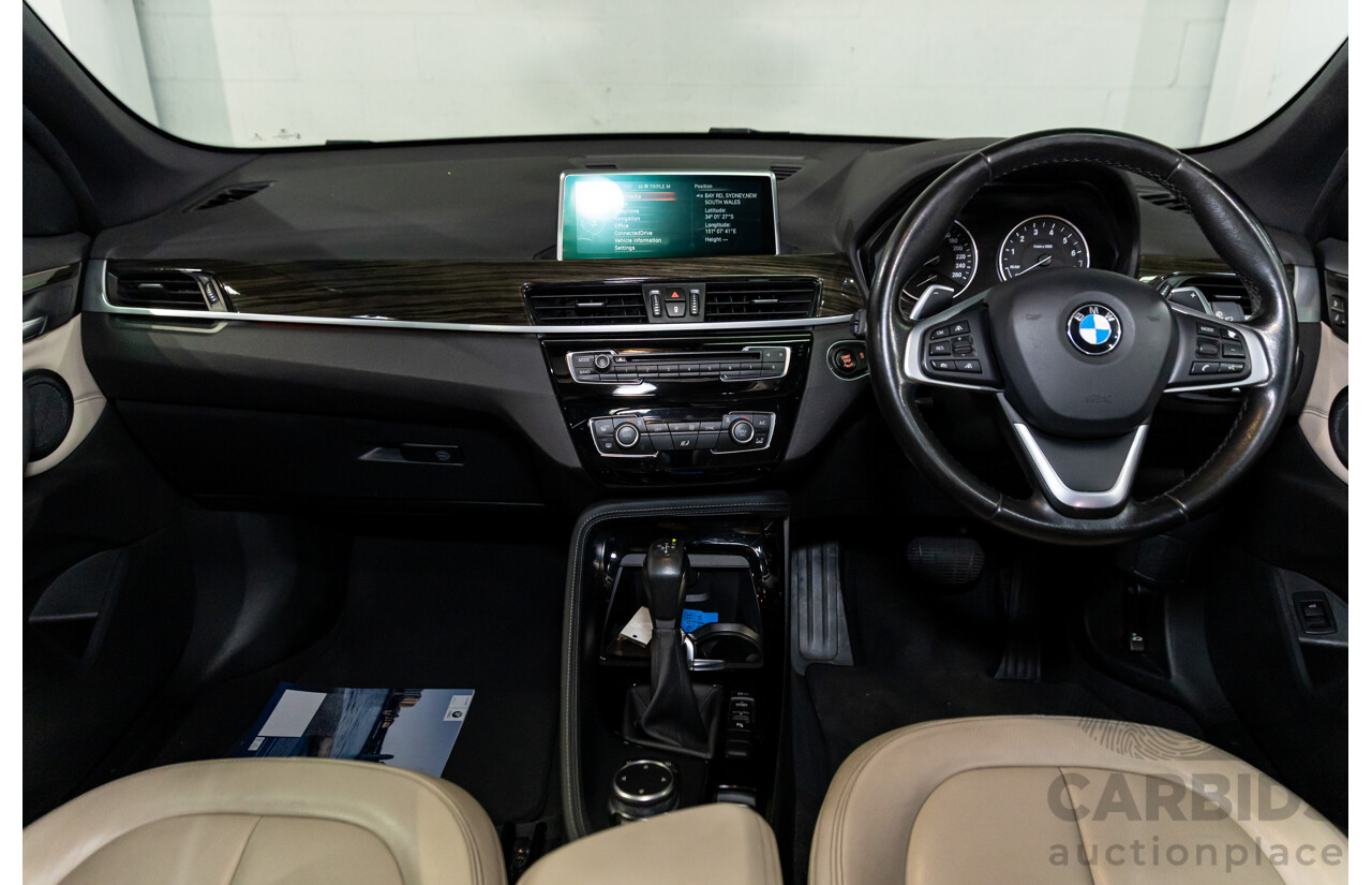 01/2016 BMW X1 sDrive20i xLine (FWD) F48 4d Wagon Meditteranean Blue Metallic Turbo 2.0L