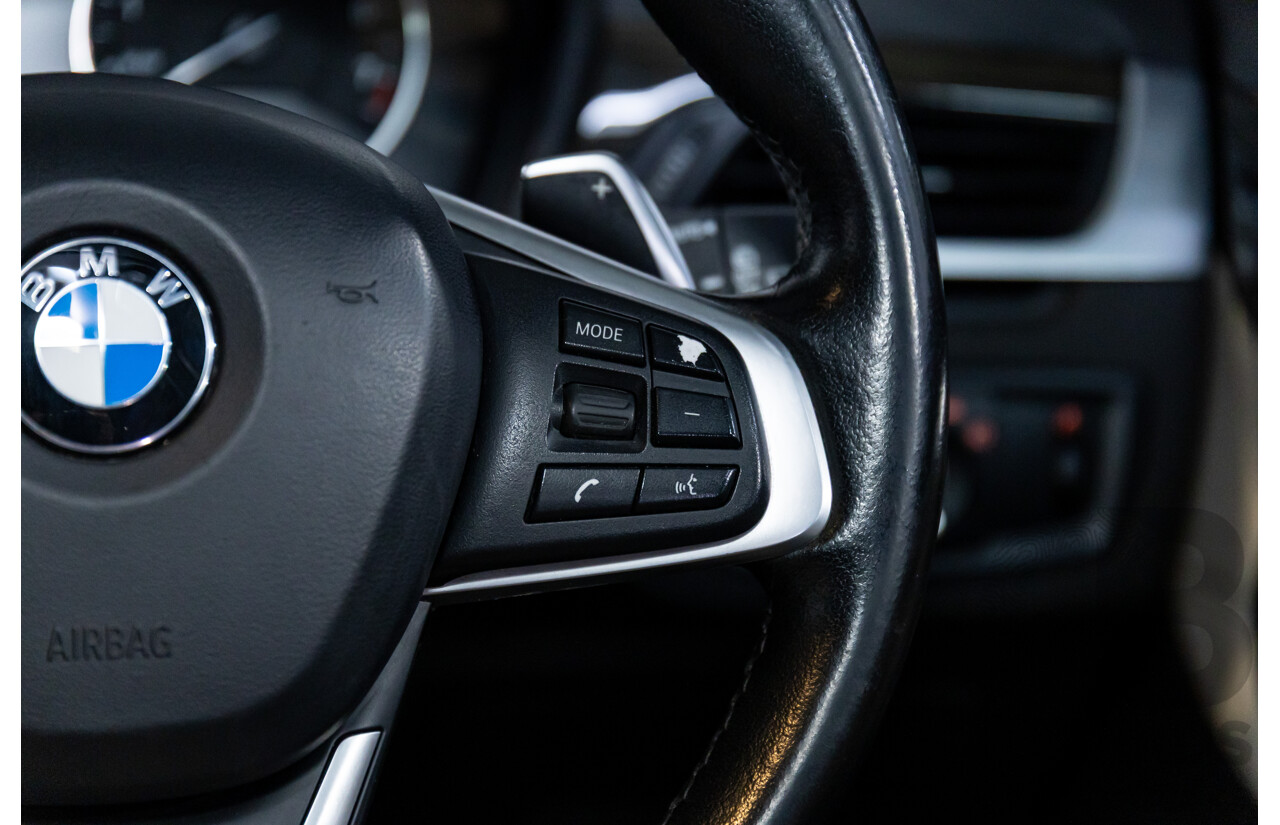 01/2016 BMW X1 sDrive20i xLine (FWD) F48 4d Wagon Meditteranean Blue Metallic Turbo 2.0L