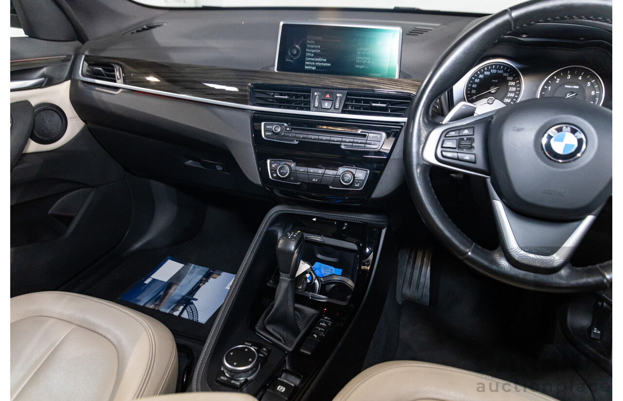 01/2016 BMW X1 sDrive20i xLine (FWD) F48 4d Wagon Meditteranean Blue Metallic Turbo 2.0L