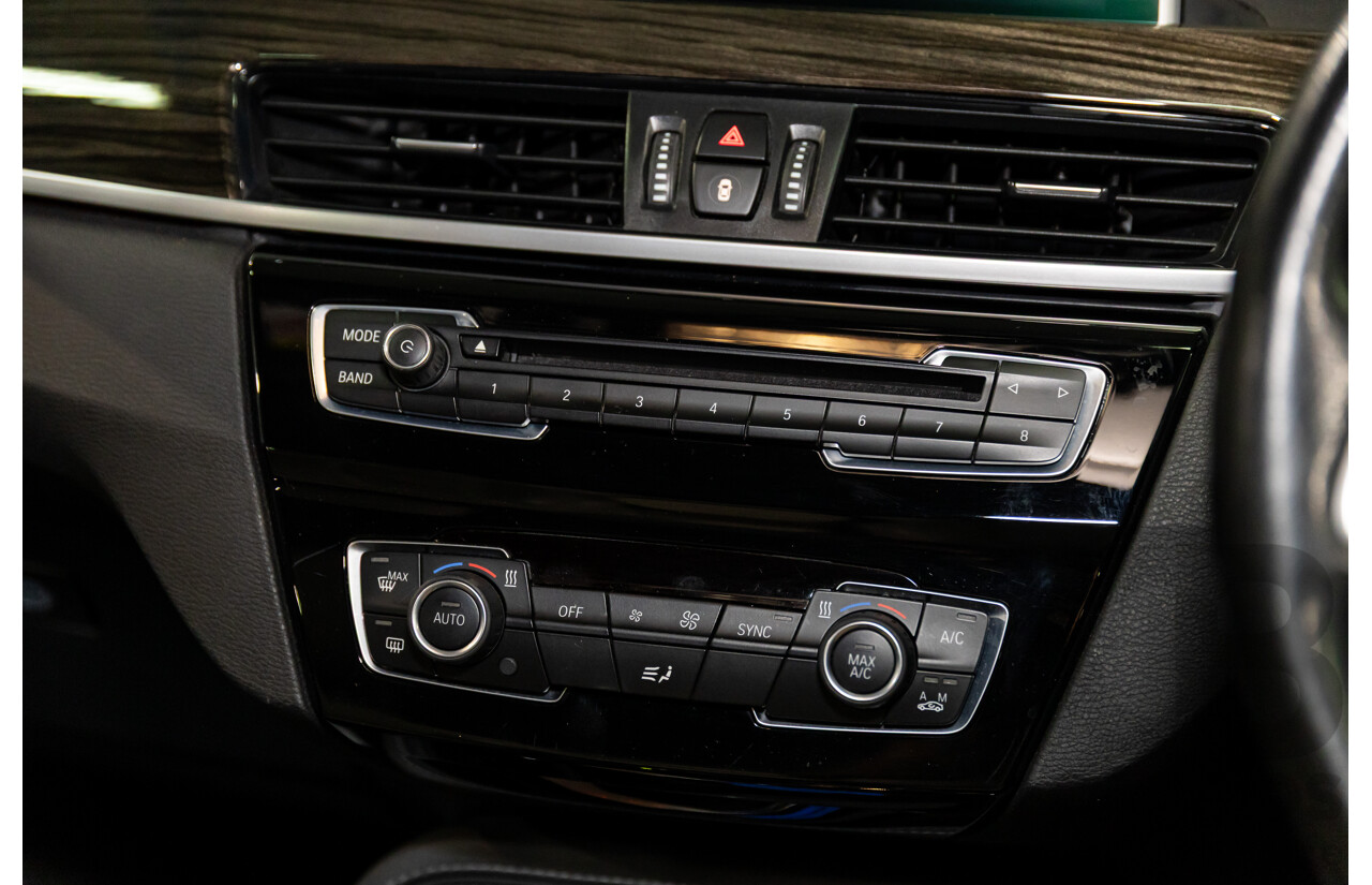 01/2016 BMW X1 sDrive20i xLine (FWD) F48 4d Wagon Meditteranean Blue Metallic Turbo 2.0L