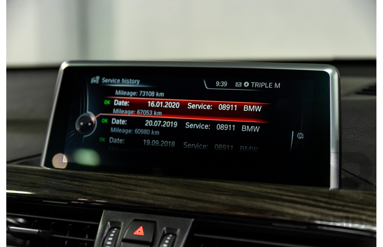 01/2016 BMW X1 sDrive20i xLine (FWD) F48 4d Wagon Meditteranean Blue Metallic Turbo 2.0L