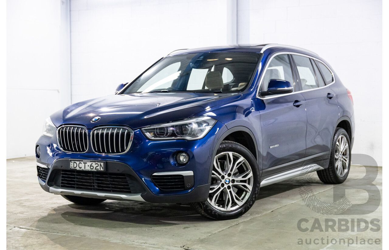 01/2016 BMW X1 sDrive20i xLine (FWD) F48 4d Wagon Meditteranean Blue Metallic Turbo 2.0L