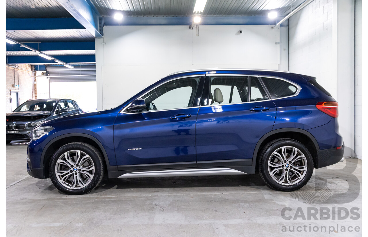 01/2016 BMW X1 sDrive20i xLine (FWD) F48 4d Wagon Meditteranean Blue Metallic Turbo 2.0L