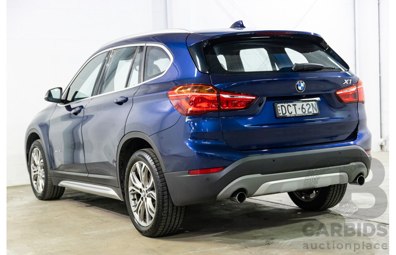 01/2016 BMW X1 sDrive20i xLine (FWD) F48 4d Wagon Meditteranean Blue Metallic Turbo 2.0L