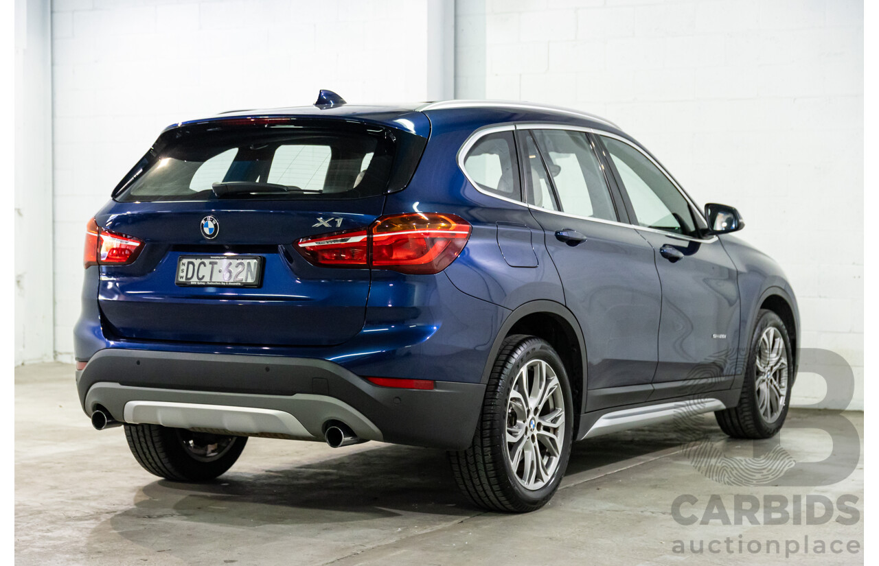 01/2016 BMW X1 sDrive20i xLine (FWD) F48 4d Wagon Meditteranean Blue Metallic Turbo 2.0L