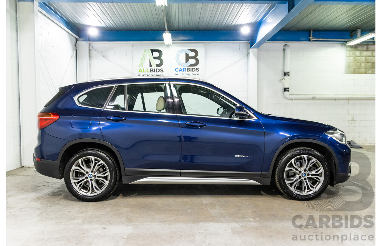 01/2016 BMW X1 sDrive20i xLine (FWD) F48 4d Wagon Meditteranean Blue Metallic Turbo 2.0L