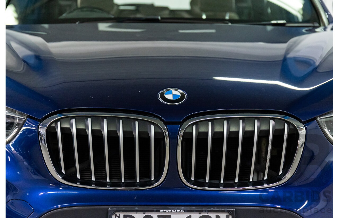 01/2016 BMW X1 sDrive20i xLine (FWD) F48 4d Wagon Meditteranean Blue Metallic Turbo 2.0L