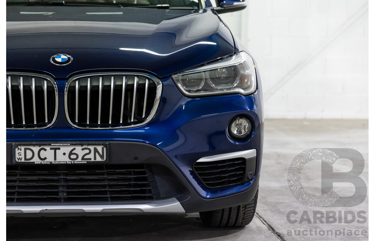 01/2016 BMW X1 sDrive20i xLine (FWD) F48 4d Wagon Meditteranean Blue Metallic Turbo 2.0L