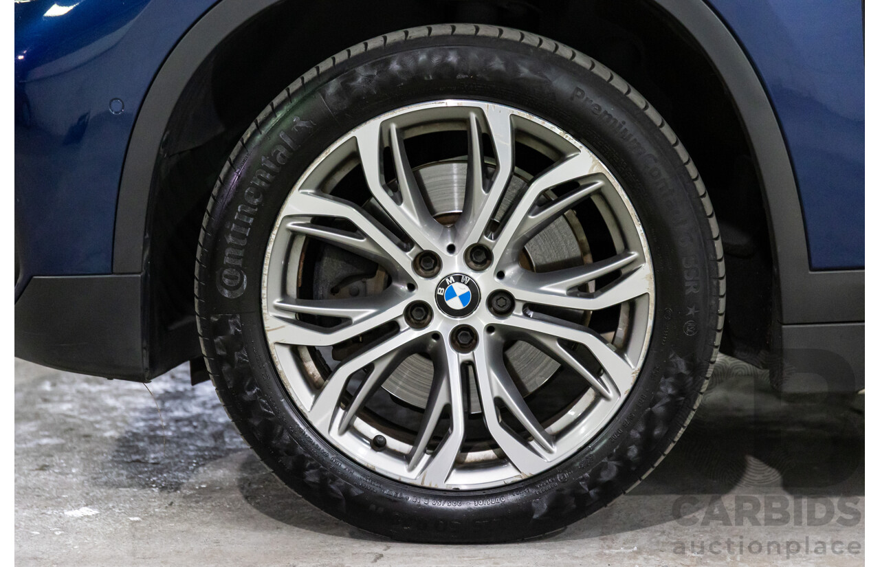 01/2016 BMW X1 sDrive20i xLine (FWD) F48 4d Wagon Meditteranean Blue Metallic Turbo 2.0L