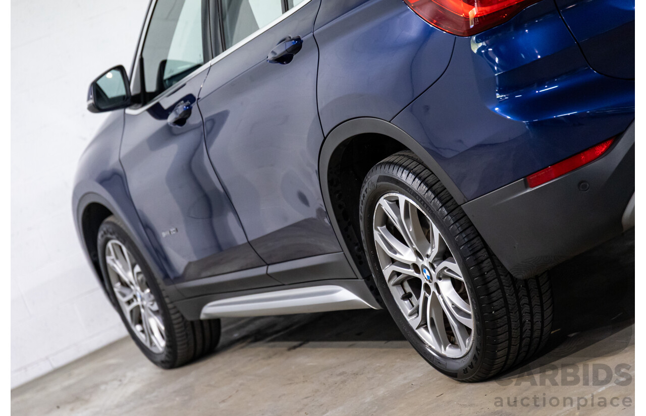 01/2016 BMW X1 sDrive20i xLine (FWD) F48 4d Wagon Meditteranean Blue Metallic Turbo 2.0L