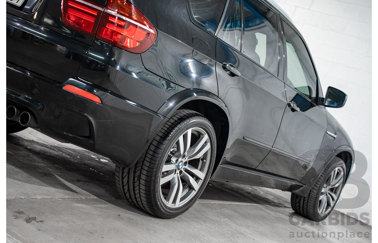 7/2011 BMW X5 M (AWD) E70 MY10 4d Wagon Black Sapphire Metallic Twin Turbo V8 4.4L