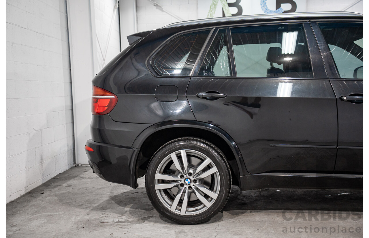 7/2011 BMW X5 M (AWD) E70 MY10 4d Wagon Black Sapphire Metallic Twin Turbo V8 4.4L