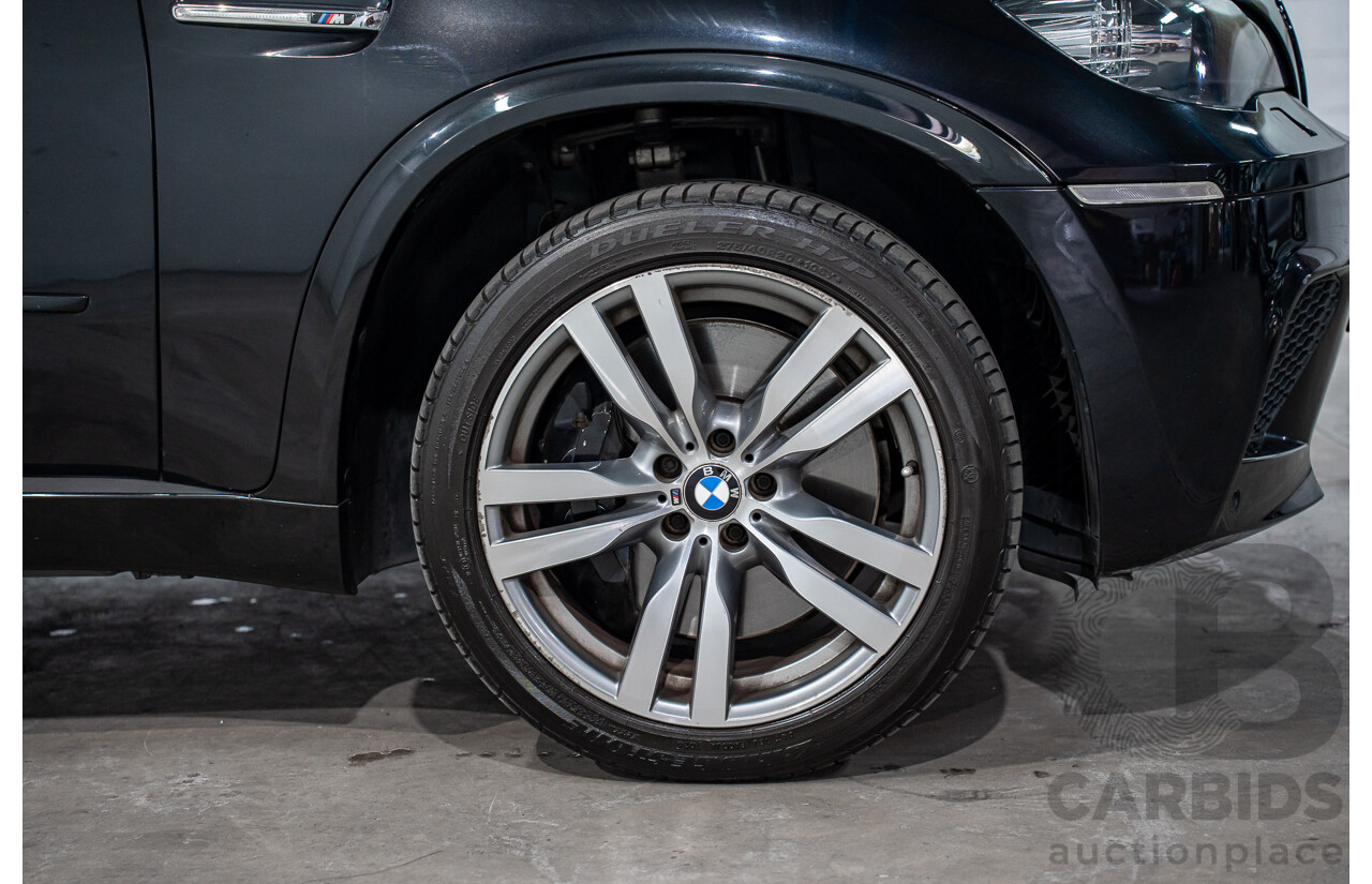 7/2011 BMW X5 M (AWD) E70 MY10 4d Wagon Black Sapphire Metallic Twin Turbo V8 4.4L