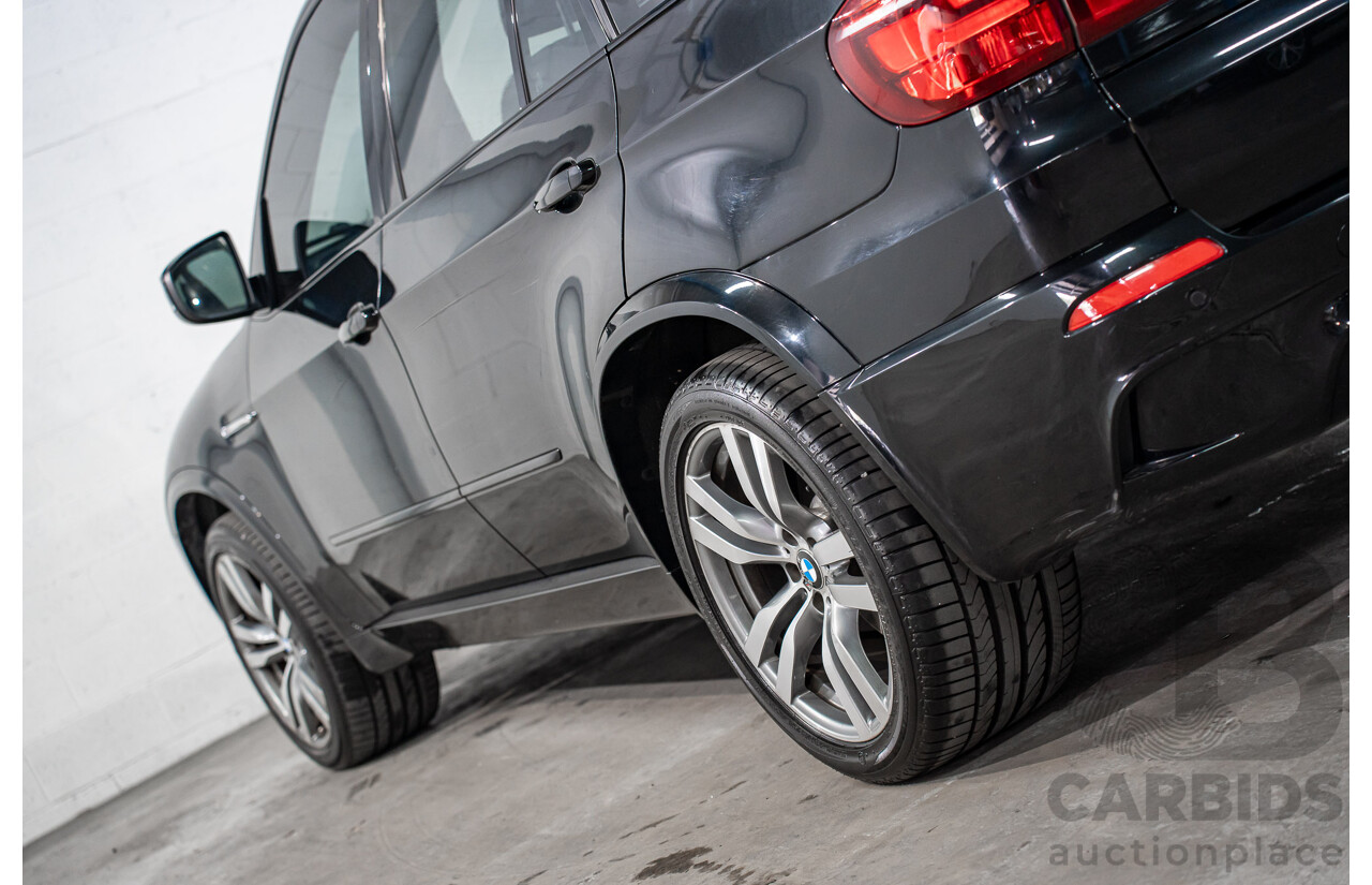 7/2011 BMW X5 M (AWD) E70 MY10 4d Wagon Black Sapphire Metallic Twin Turbo V8 4.4L