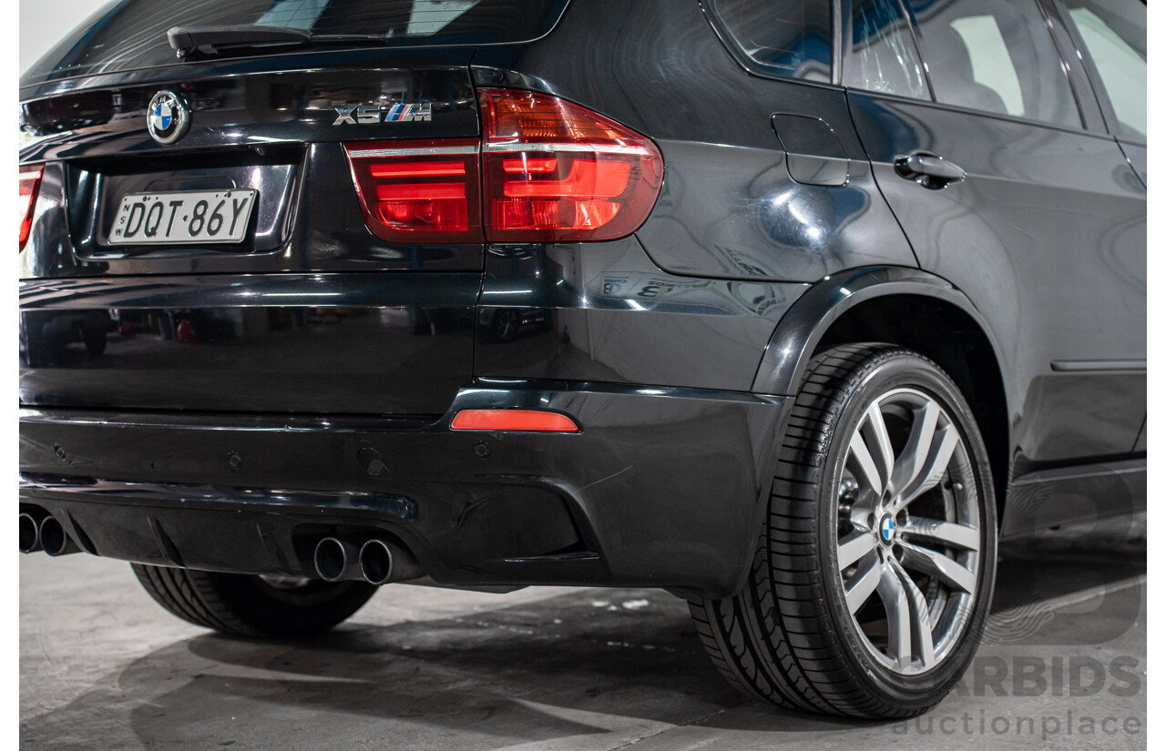 7/2011 BMW X5 M (AWD) E70 MY10 4d Wagon Black Sapphire Metallic Twin Turbo V8 4.4L