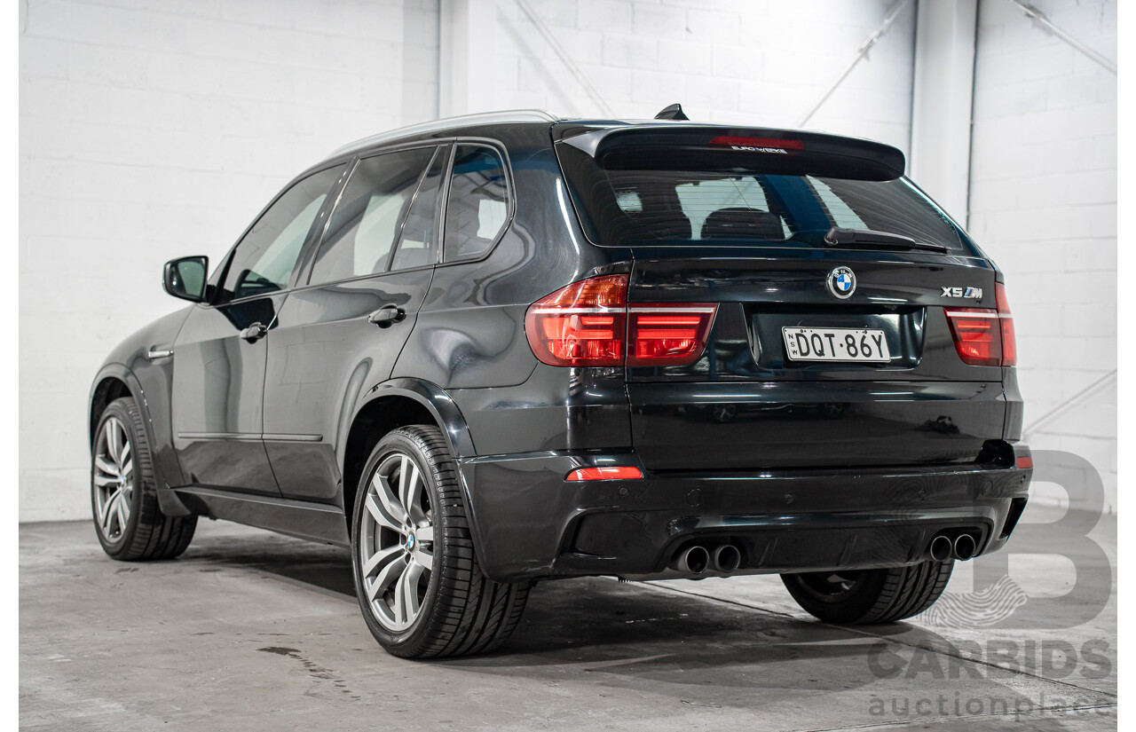 7/2011 BMW X5 M (AWD) E70 MY10 4d Wagon Black Sapphire Metallic Twin Turbo V8 4.4L