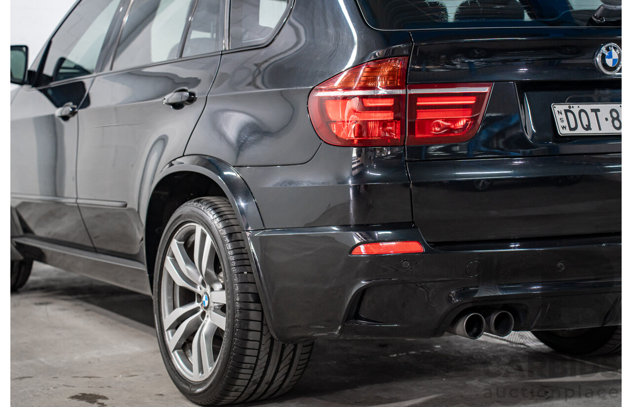 7/2011 BMW X5 M (AWD) E70 MY10 4d Wagon Black Sapphire Metallic Twin Turbo V8 4.4L