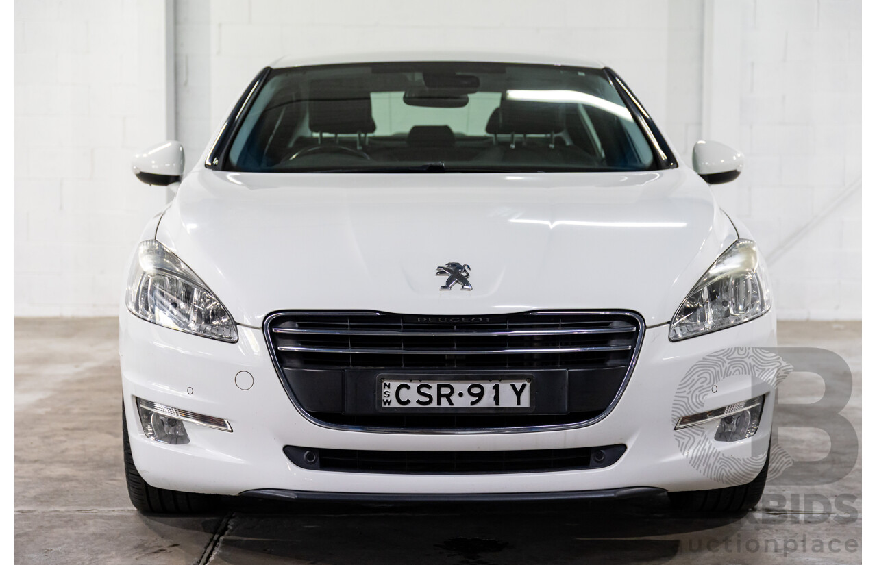 6/2014 Peugeot 508 Allure HDi MY13 4d Sedan Bianca White Turbo Diesel 2.0L