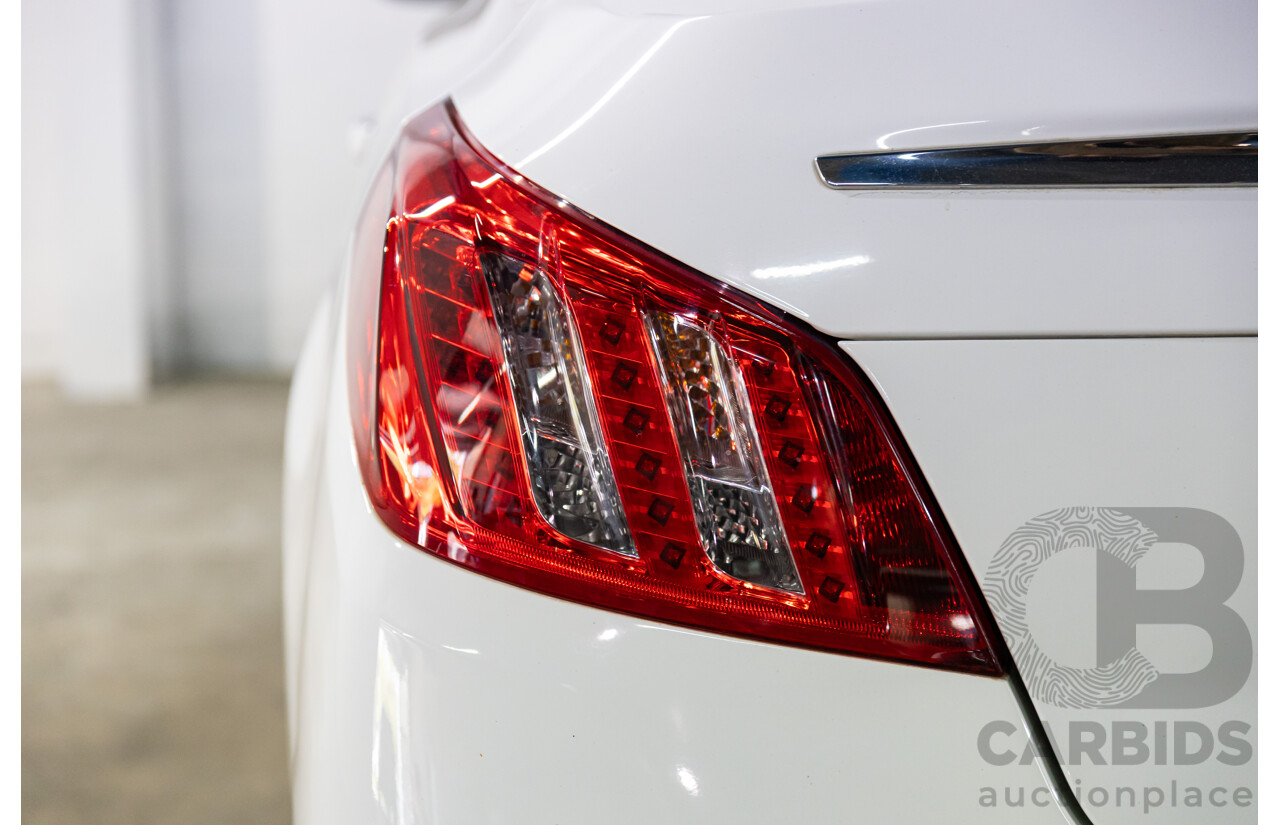 6/2014 Peugeot 508 Allure HDi MY13 4d Sedan Bianca White Turbo Diesel 2.0L