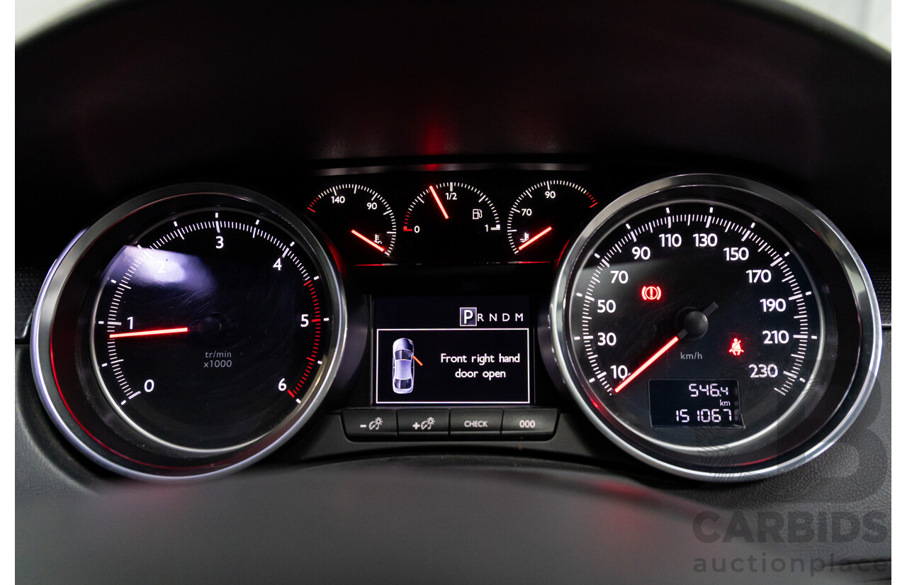 6/2014 Peugeot 508 Allure HDi MY13 4d Sedan Bianca White Turbo Diesel 2.0L