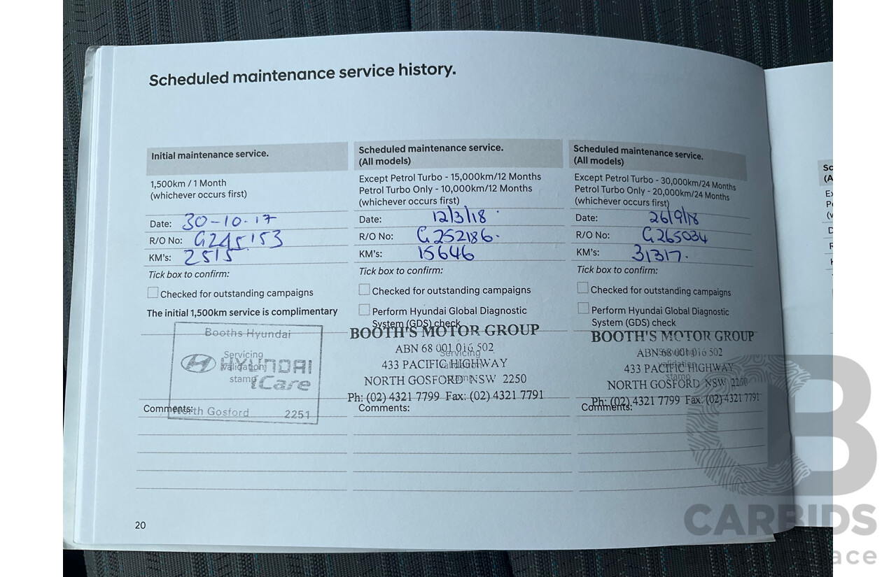 08/2017 Hyundai Iload 3S Liftback (RWD) TQ Series 2 (TQ3) MY18 4d Van Polar White Turbo Diesel 2.5L